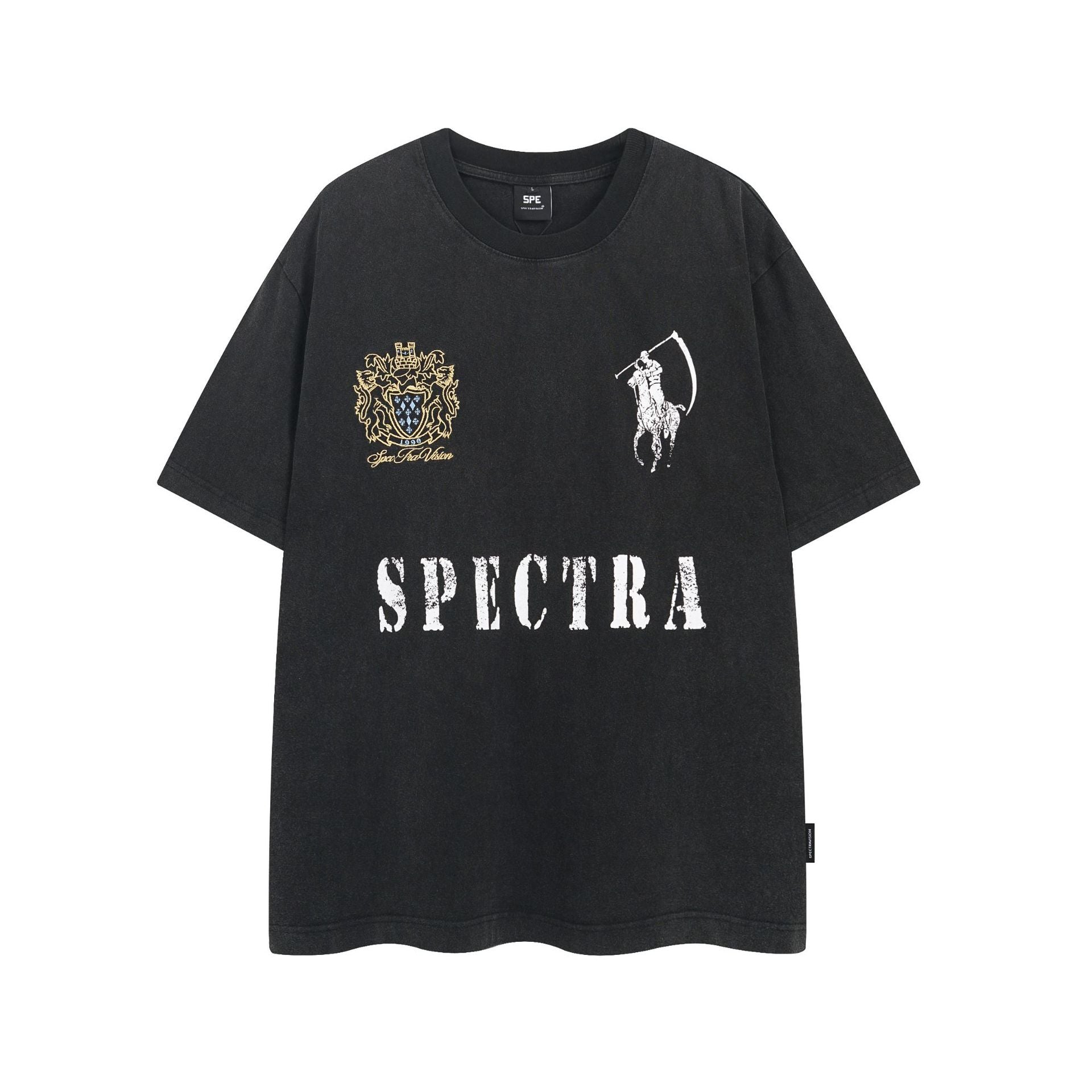 Streetwear Vintage Embroidered Short Sleeve T-Shirt Unisex Cotton Oversize Casual Couple Tee Top