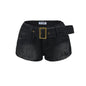 Shorts vaqueros con cinturón