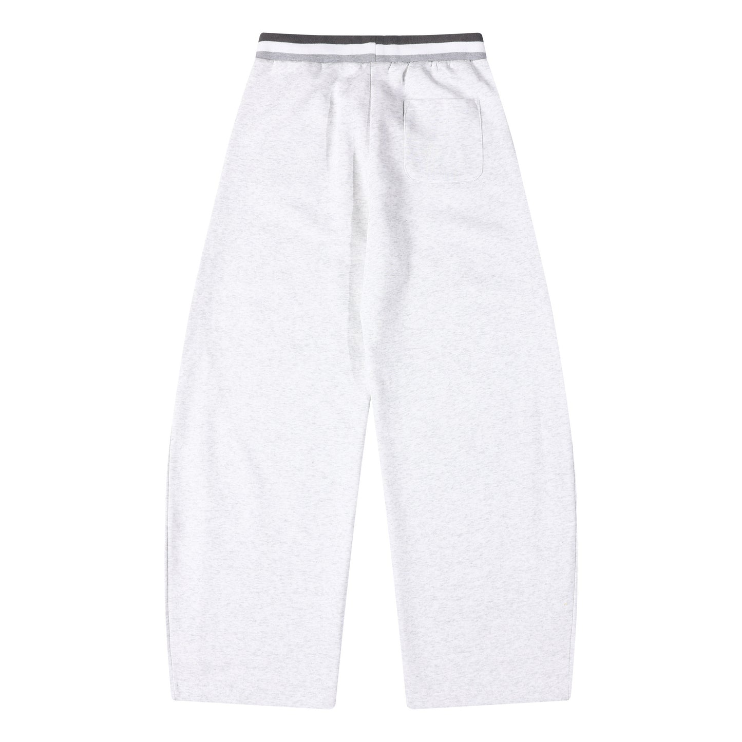 Retro letter printed curved knife sweatpants for women