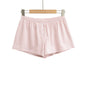 Pantalón corto de rayas con cintura elástica