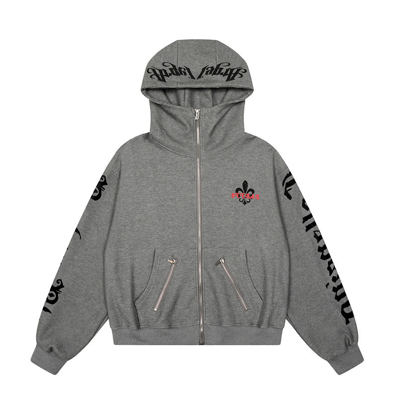 Cool Chic Hoodie Loose Slim-Fitting Zip-Up Jacket Casual Streetwear Style