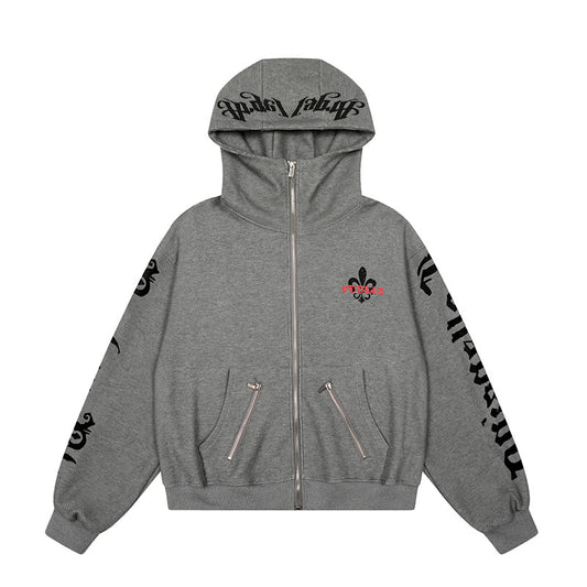 Cool Chic Hoodie Loose Slim-Fitting Zip-Up Jacket Casual Streetwear Style