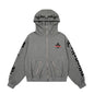 Cool Chic Hoodie Loose Slim-Fitting Zip-Up Jacket Casual Streetwear Style