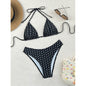 Bikini con estampado de lunares