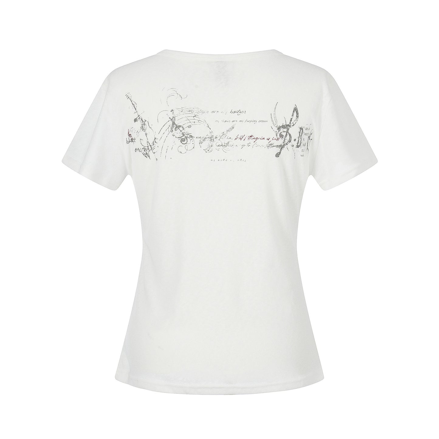 Print Henley Neck Short Sleeve T-Shirt Texture Casual Breathable Comfortable Top