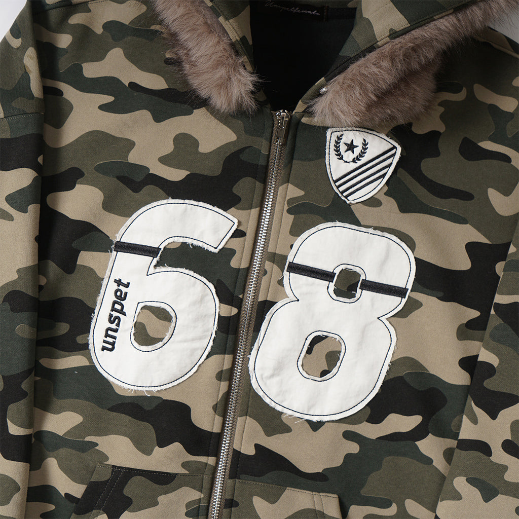 zip-up hoodie