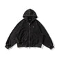 Sudadera con capucha oversize con detalles metálicos de corte holgado