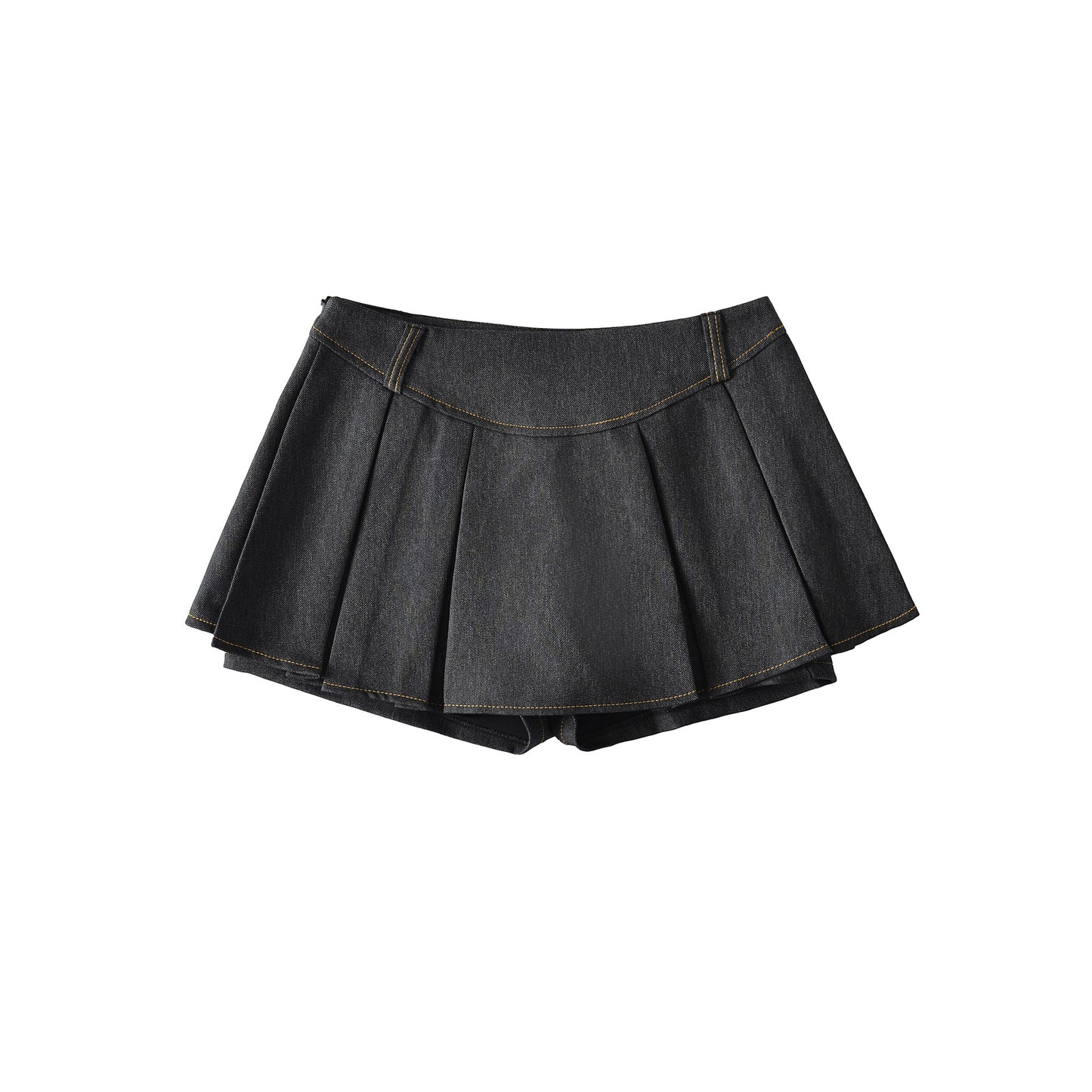 Minifalda vaquera de talle alto