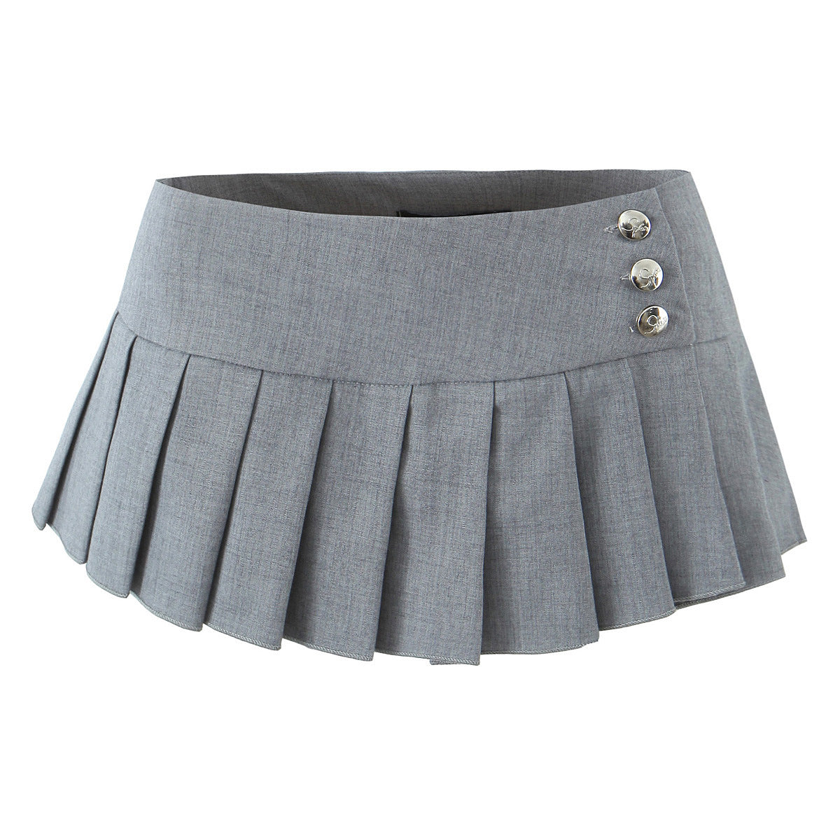 Low waisted suit pleated skirt