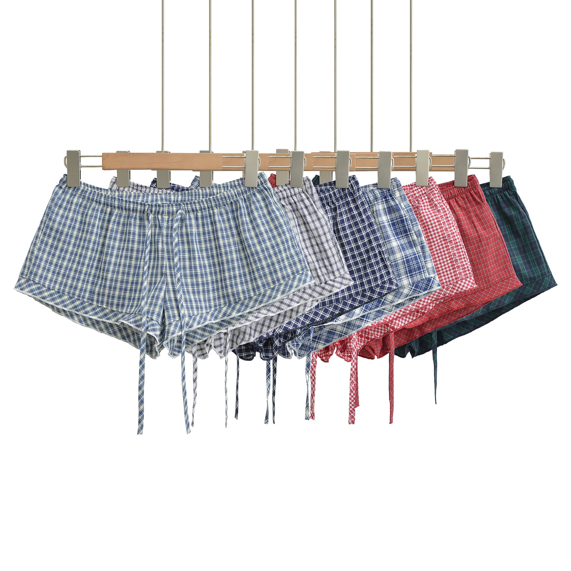 Elastic waist shorts