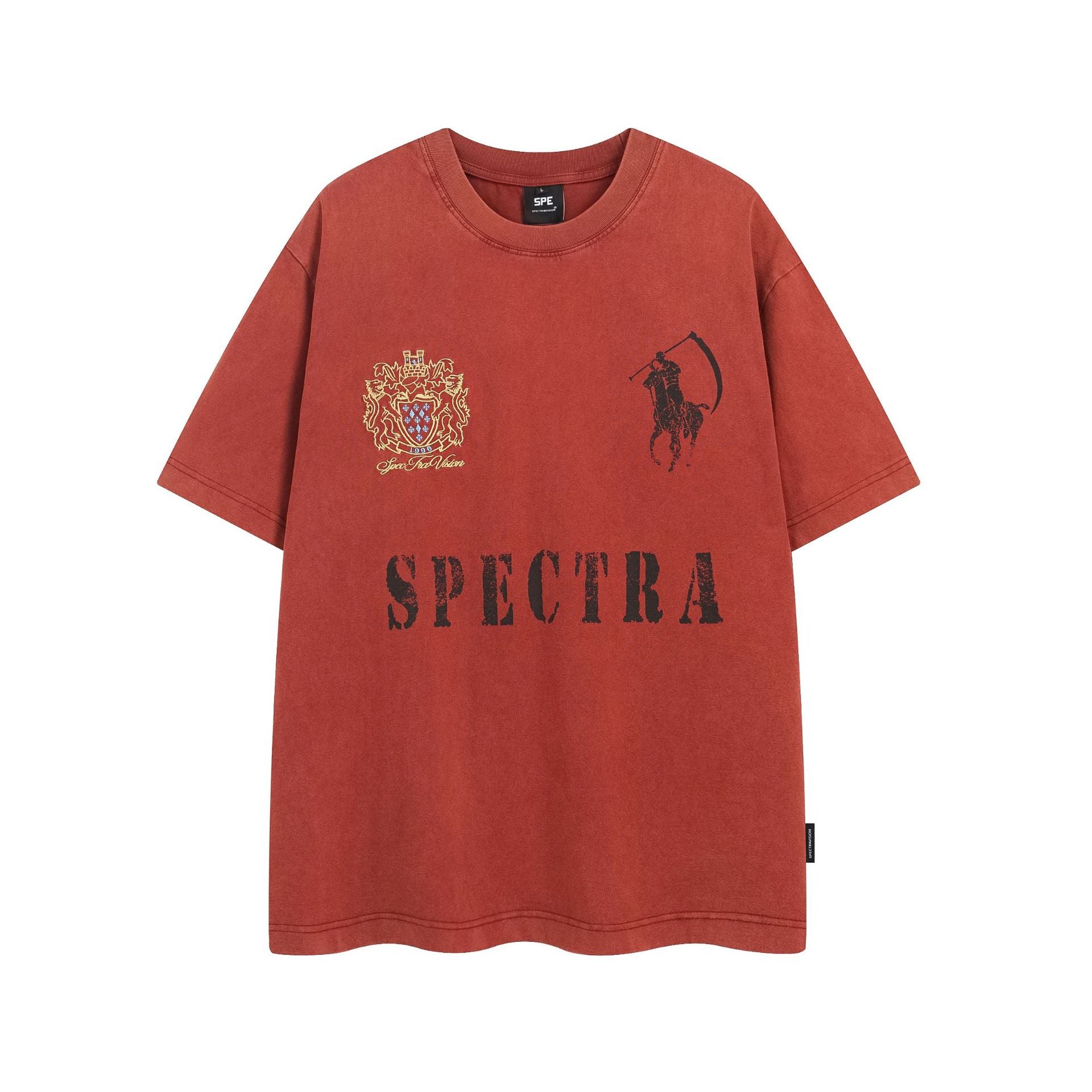Streetwear Vintage Embroidered Short Sleeve T-Shirt Unisex Cotton Oversize Casual Couple Tee Top