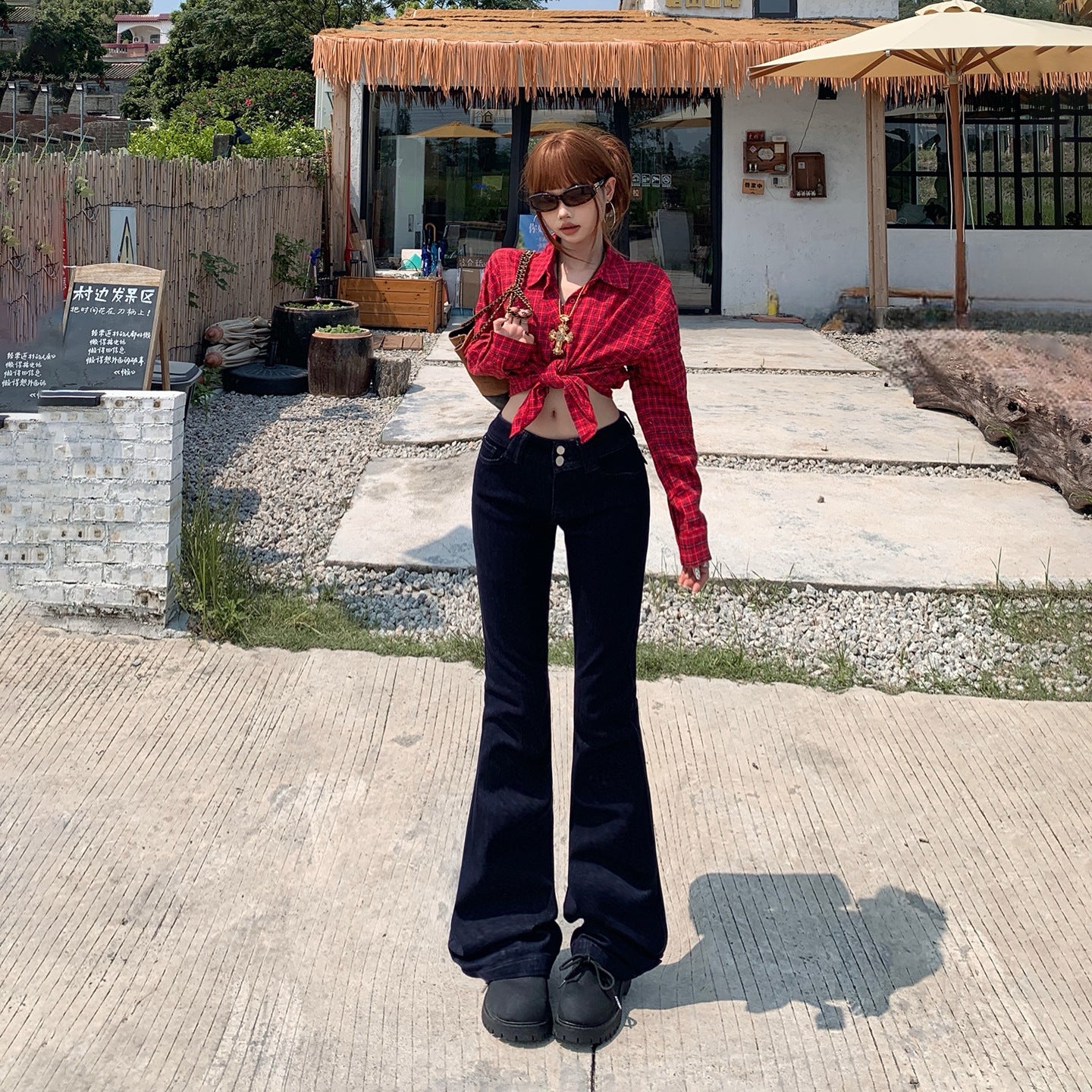 Street Style Women's Flared Jeans