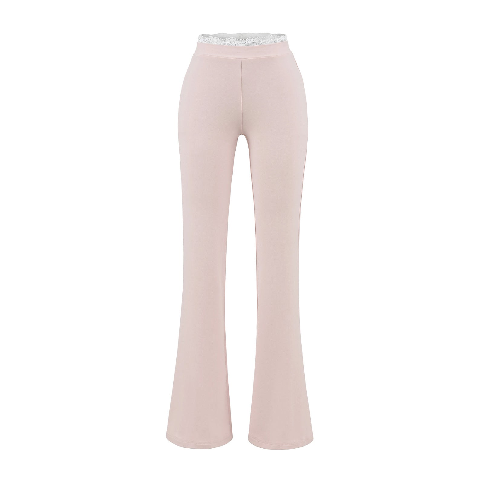 Lace lace low waisted flared pants