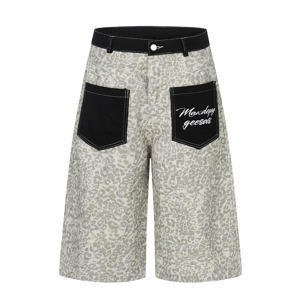 Pantalones cortos de mezclilla holgados High Street