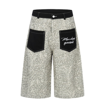Pantalones cortos de mezclilla holgados High Street