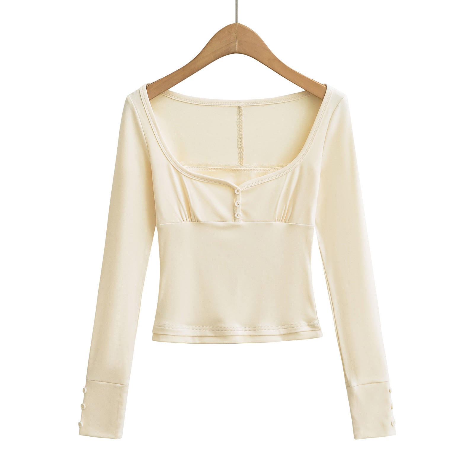 Lace lace slim fit top