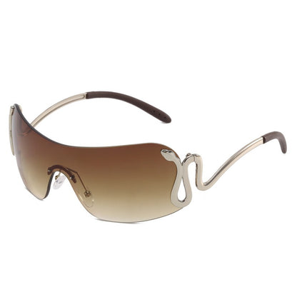 Gafas de sol personalizadas a la moda Y2K Milenio
